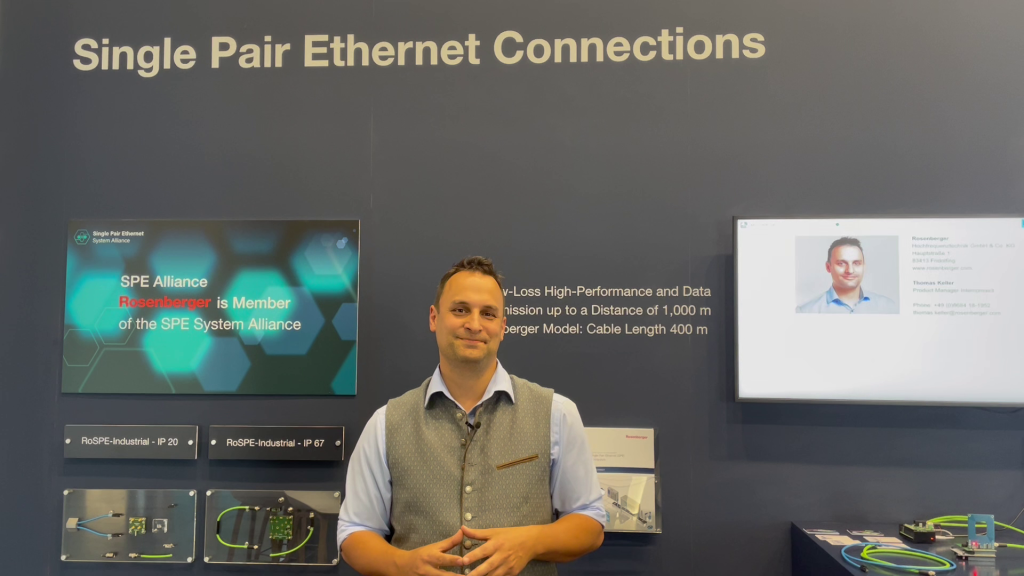 Single Pair Ethernet – auf SPS in Parma präsentiert